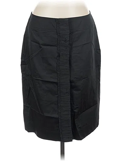 Pre-owned Talbots Casual Skirt In Black