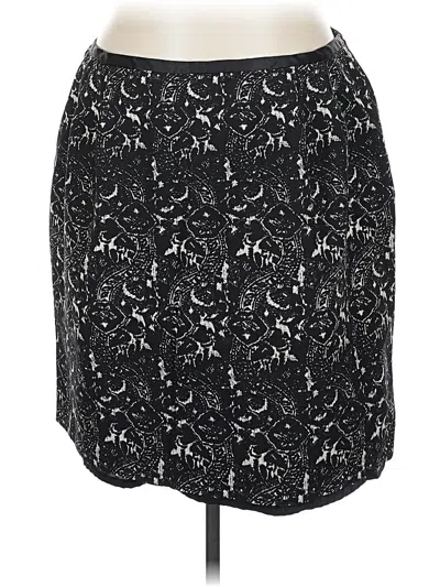 Pre-owned Talbots Casual Skirt In Black