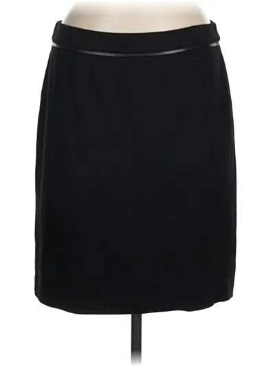 Pre-owned Talbots Casual Skirt In Black