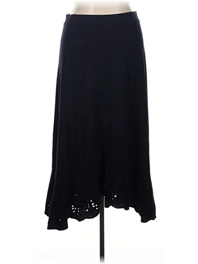 Pre-owned Talbots Casual Skirt In Black