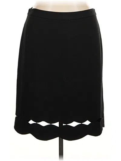 Pre-owned Talbots Casual Skirt In Black