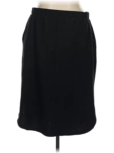 Pre-owned Talbots Casual Skirt In Black