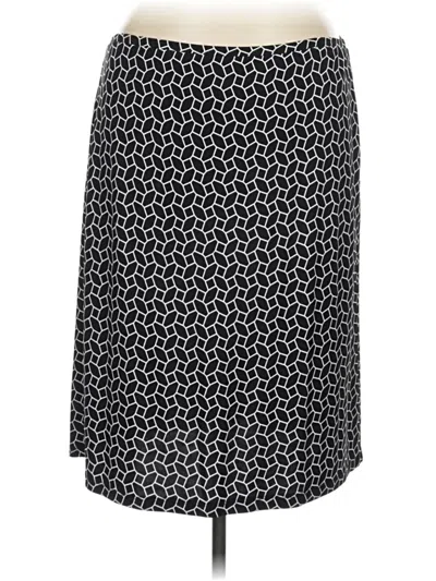 Pre-owned Talbots Casual Skirt In Black