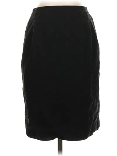 Pre-owned Talbots Casual Skirt In Black