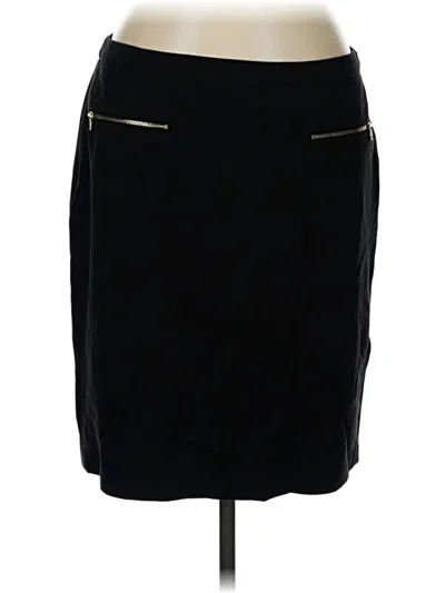 Pre-owned Talbots Casual Skirt In Black