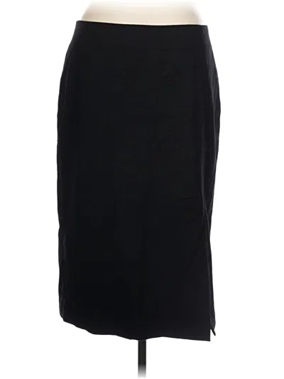 Pre-owned Talbots Casual Skirt In Black