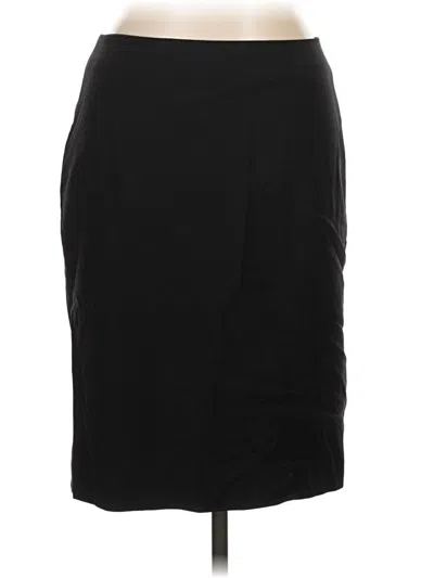 Pre-owned Talbots Casual Skirt In Black