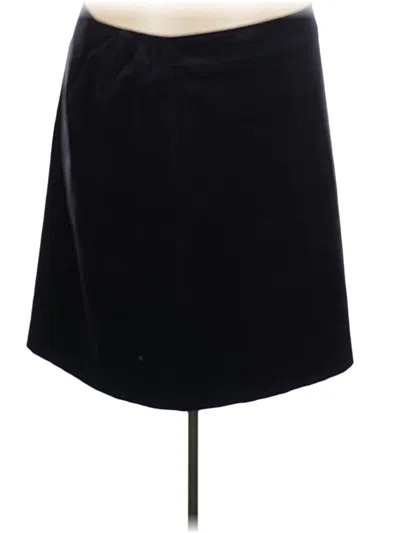 Pre-owned Talbots Casual Skirt In Black