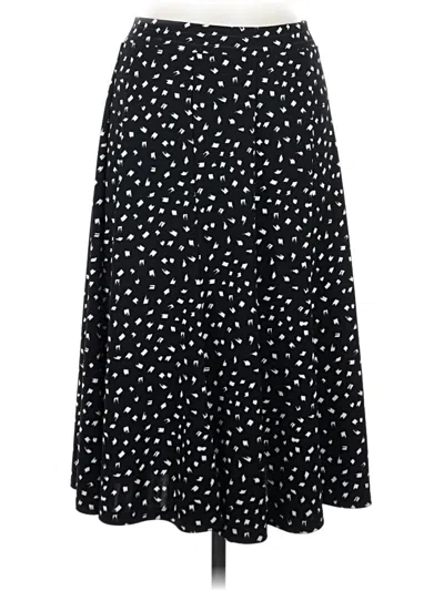 Pre-owned Talbots Casual Skirt In Black