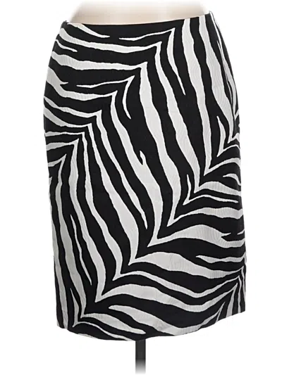Pre-owned Talbots Casual Skirt In Black