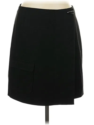 Pre-owned Talbots Casual Skirt In Black
