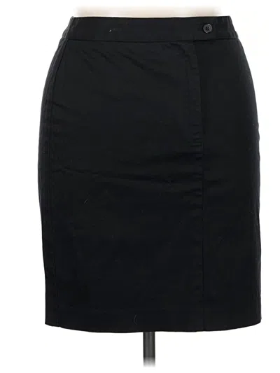 Pre-owned Talbots Casual Skirt In Black