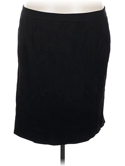 Pre-owned Talbots Casual Skirt In Black