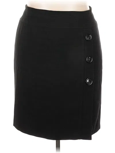 Pre-owned Talbots Casual Skirt In Black