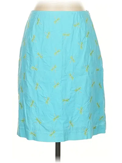 Pre-owned Talbots Casual Skirt In Blue