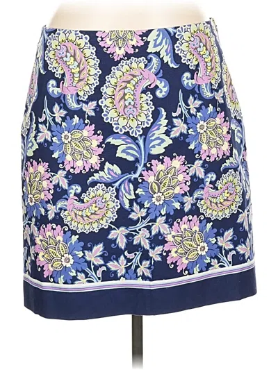 Talbots Casual Skirt In Blue