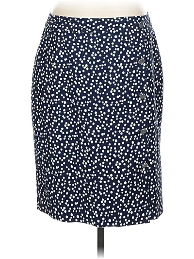 Talbots Casual Skirt In Blue
