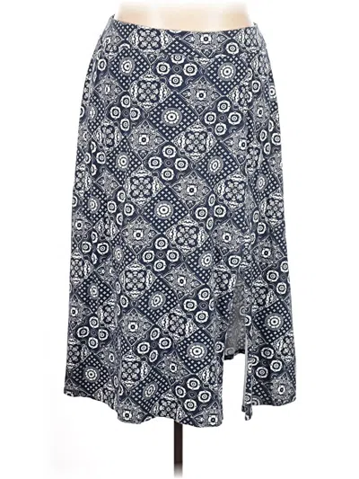 Pre-owned Talbots Casual Skirt In Blue