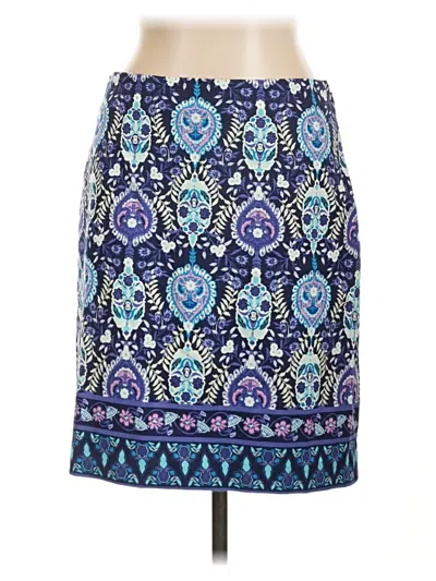 Pre-owned Talbots Casual Skirt In Blue