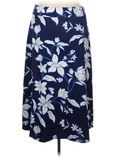 Pre-owned Talbots Casual Skirt In Blue