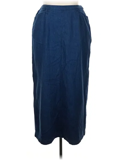 Pre-owned Talbots Casual Skirt In Blue