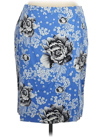 Pre-owned Talbots Casual Skirt In Blue