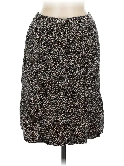 Pre-owned Talbots Casual Skirt In Brown