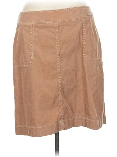 Pre-owned Talbots Casual Skirt In Brown