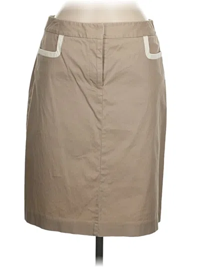 Pre-owned Talbots Casual Skirt In Brown