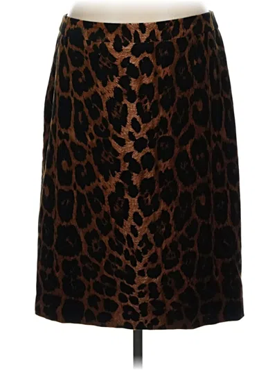 Pre-owned Talbots Casual Skirt In Brown