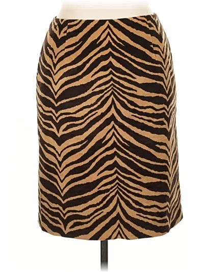 Pre-owned Talbots Casual Skirt In Brown