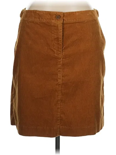 Pre-owned Talbots Casual Skirt In Brown