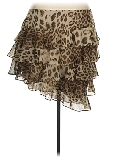 Talbots Casual Skirt In Animal Print