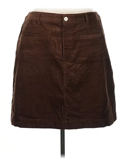 Pre-owned Talbots Casual Skirt In Brown