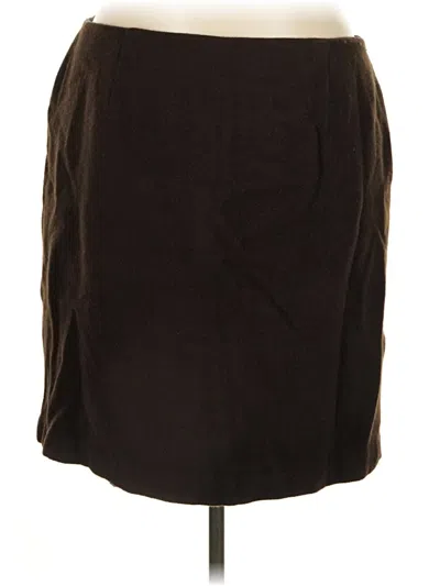 Pre-owned Talbots Casual Skirt In Brown