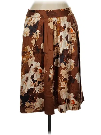 Pre-owned Talbots Casual Skirt In Brown