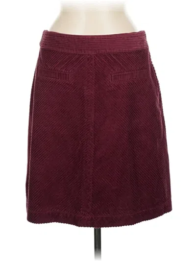 Pre-owned Talbots Casual Skirt In Burgundy