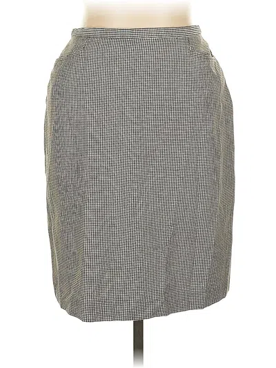 Pre-owned Talbots Casual Skirt In Gray
