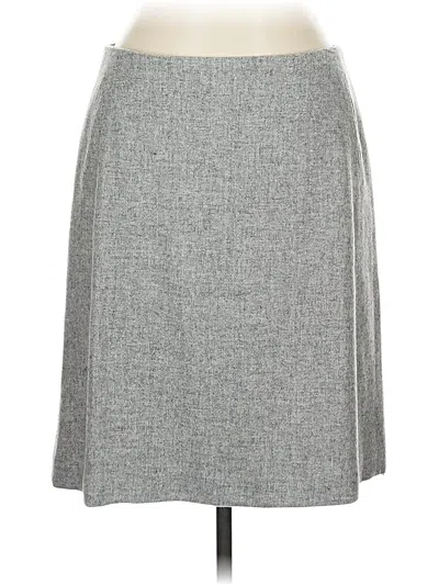 Pre-owned Talbots Casual Skirt In Gray