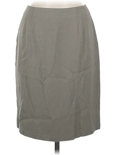 Pre-owned Talbots Casual Skirt In Gray