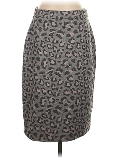 Pre-owned Talbots Casual Skirt In Gray
