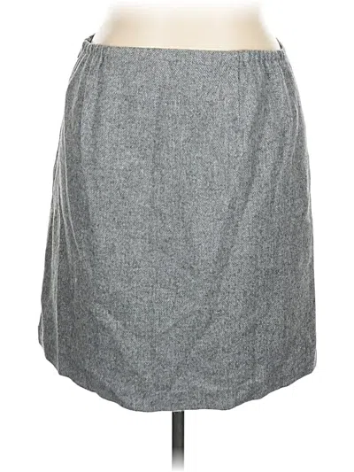 Talbots Casual Skirt In Gray