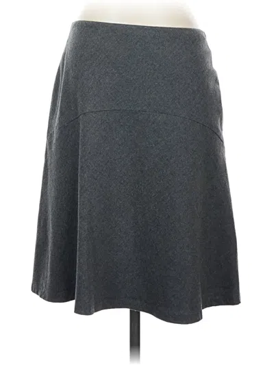 Pre-owned Talbots Casual Skirt In Gray