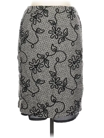 Pre-owned Talbots Casual Skirt In Gray