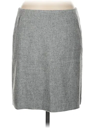 Pre-owned Talbots Casual Skirt In Gray