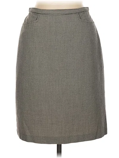 Pre-owned Talbots Casual Skirt In Gray