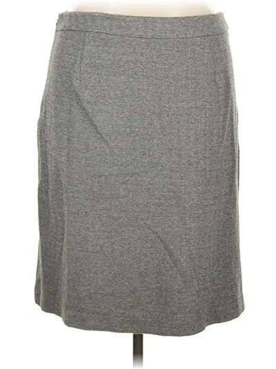 Pre-owned Talbots Casual Skirt In Gray
