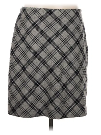 Pre-owned Talbots Casual Skirt In Gray