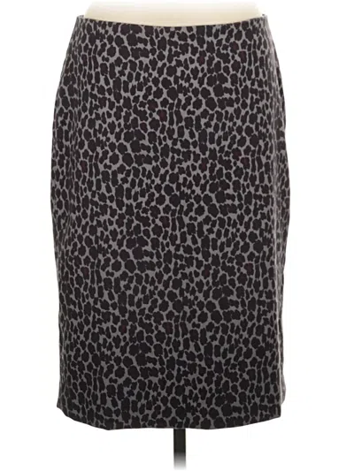 Pre-owned Talbots Casual Skirt In Gray