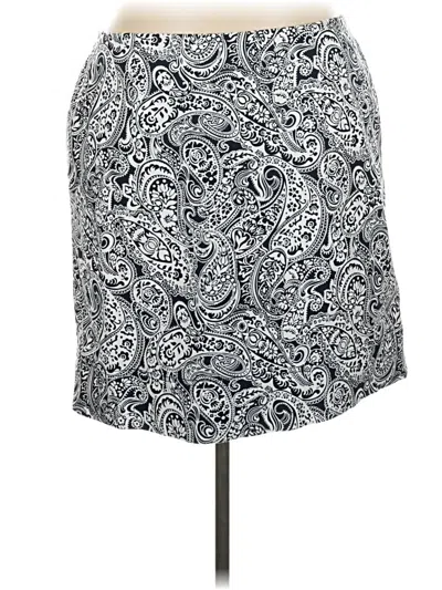 Pre-owned Talbots Casual Skirt In Gray